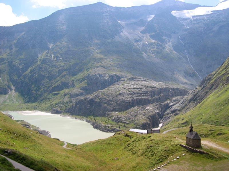 Redescente du côté du bassin de l'Heiligenblut