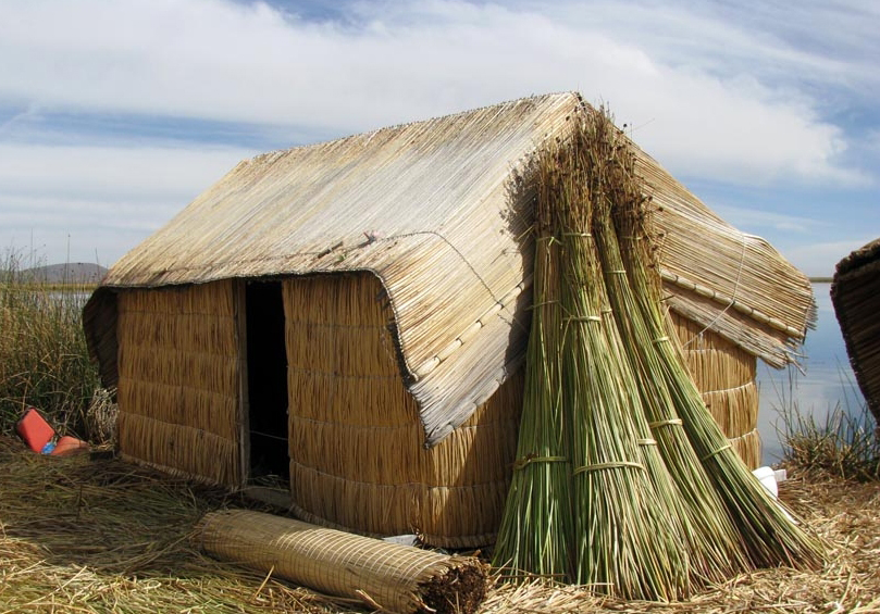 Une maison a généralement 2 pièces (sans vraiment de mobilier)
